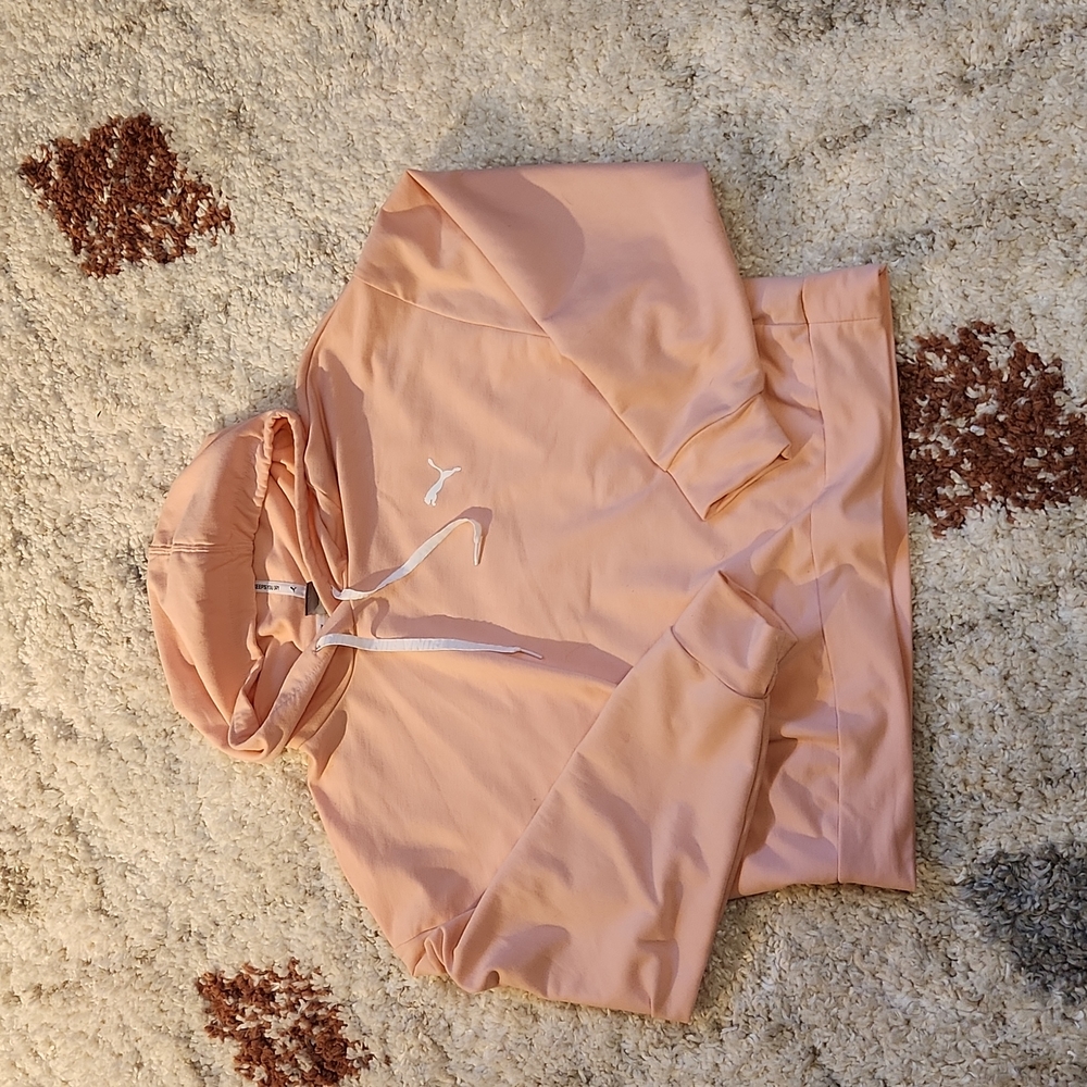 PUMA Cropped hoodie, medium Puma